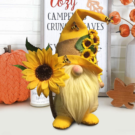 Yellow Sunflower Gnome