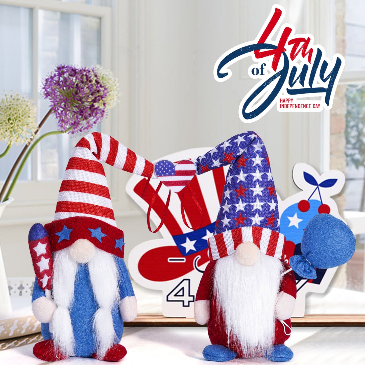 4th of July Conjoined Gnome