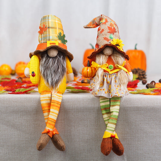 Harvest/Thanksgiving Leggy Gnome