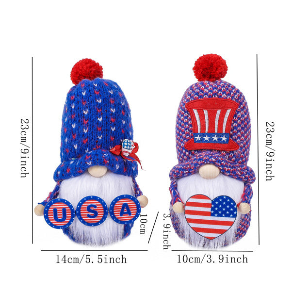 4th of July Knit Gnome