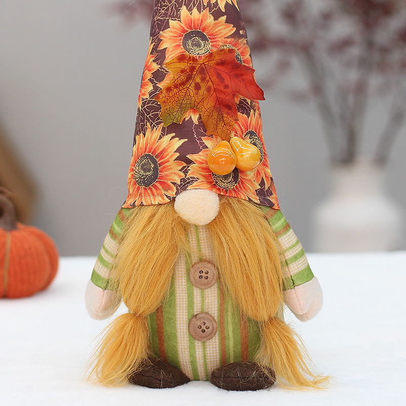 Thanksgiving Sunflower Gnome