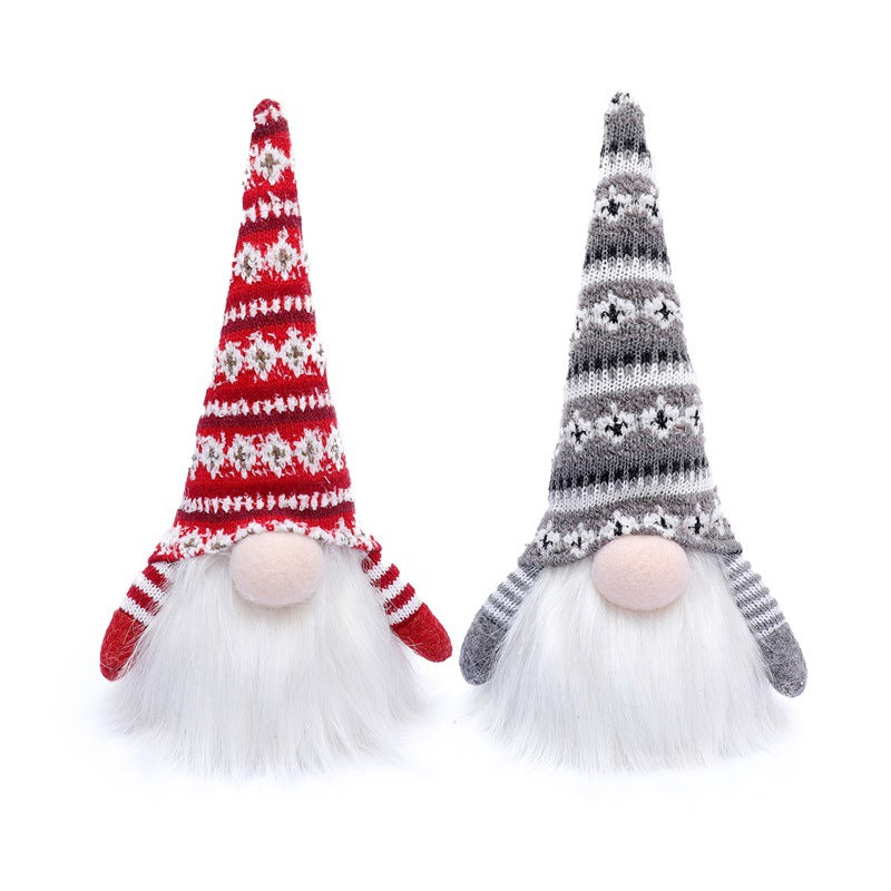 Glowing Knitted Christmas Gnome