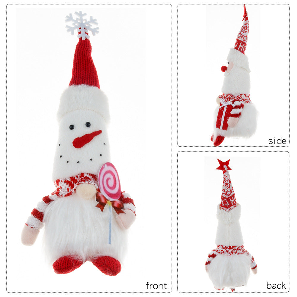 Glowing Christmas Santa Snowman Gnome