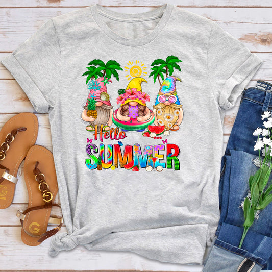Hello Summer Gnomes T-Shirt