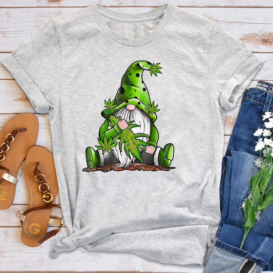 Funny Hippie Weed Gnome T-Shirt