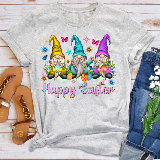 Happy Easter Spring Flower Butterfly T-Shirt