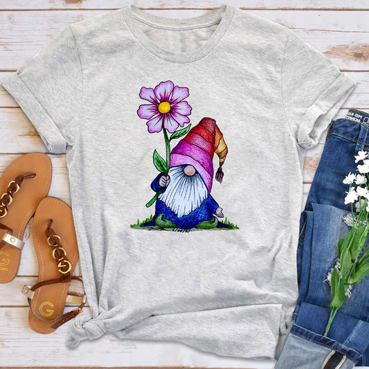 Cosmos Flower Gnome T-Shirt