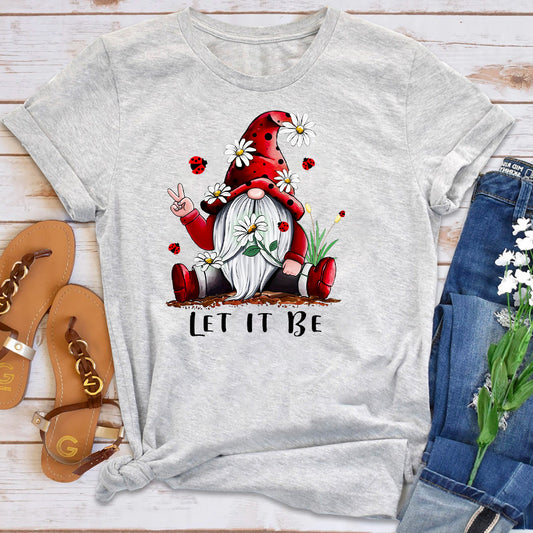 Let It Be Ladybug Gnome T-Shirt
