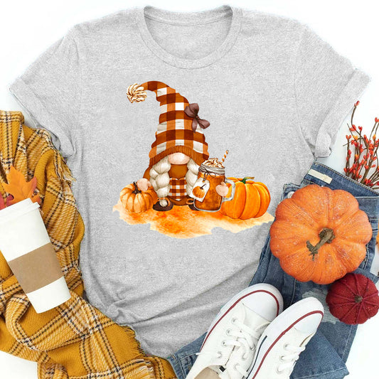 Pumpkin Gnome Coffee T-Shirt