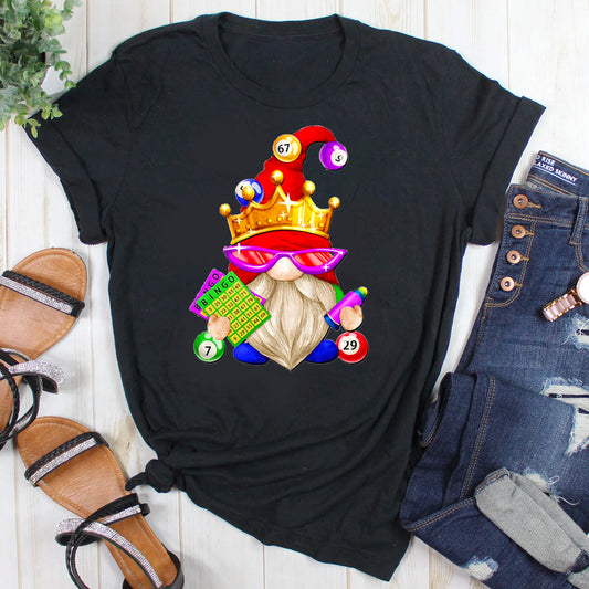Grandpa Bingo King Gnome T-Shirt