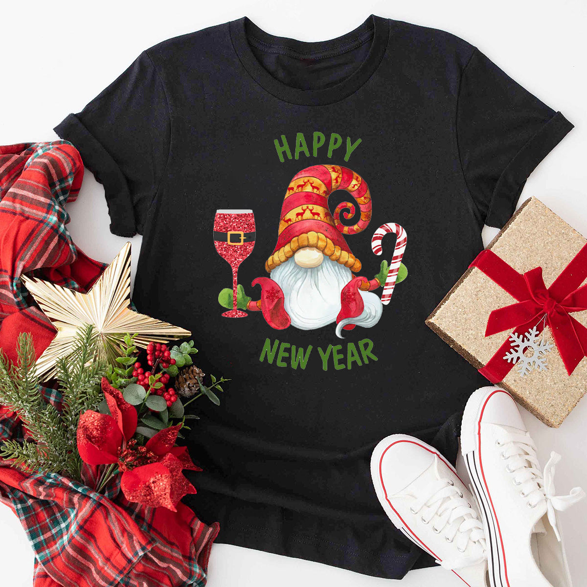 New Year Party Gnome T-Shirt