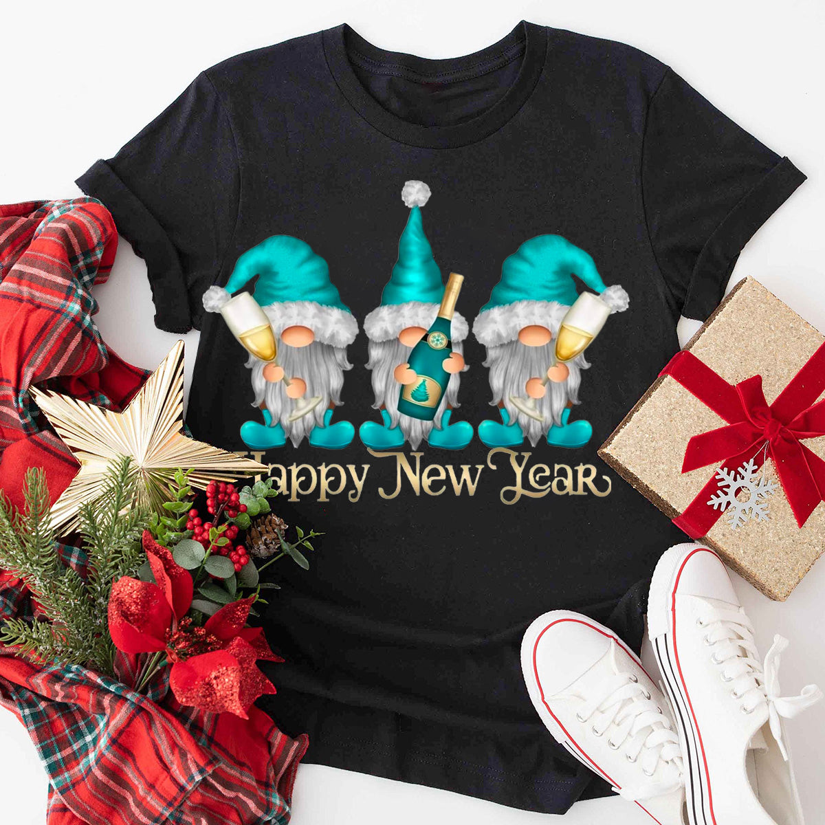Happy New Years Gnome T-Shirt