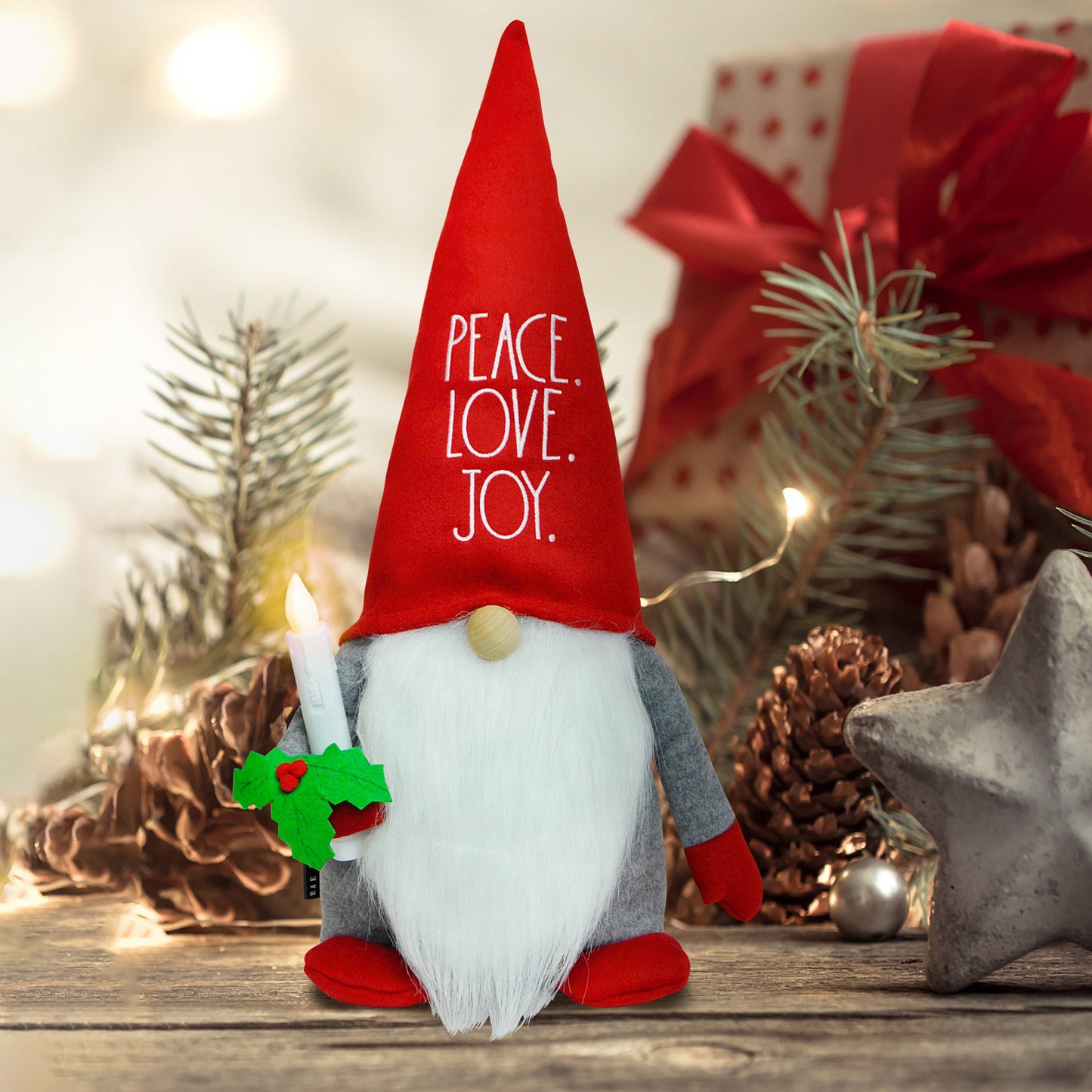 【Presale】Peace Love Joy Christmas Gnome