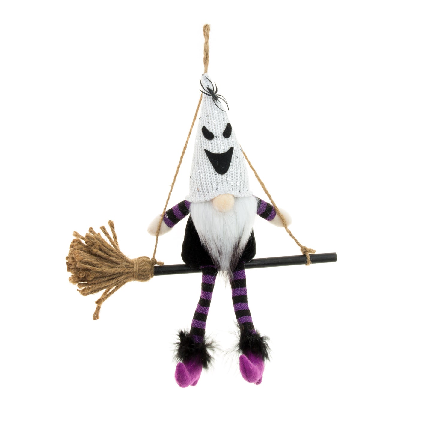 Halloween Witch Broom Gnome