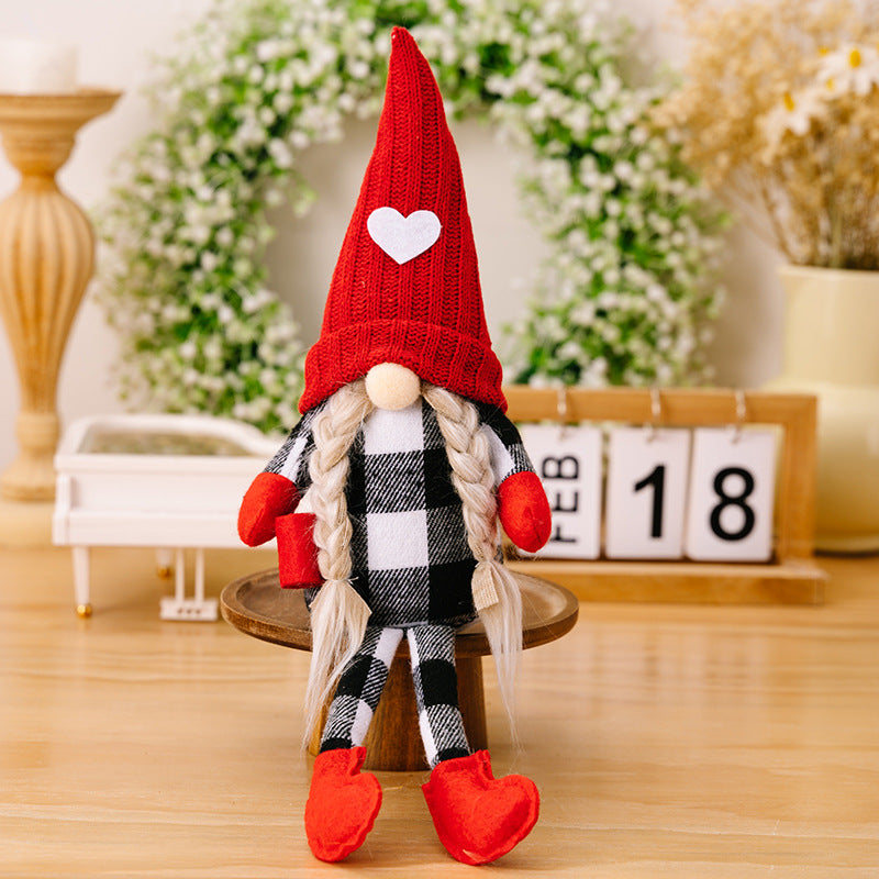 Knitted Wine Gnome