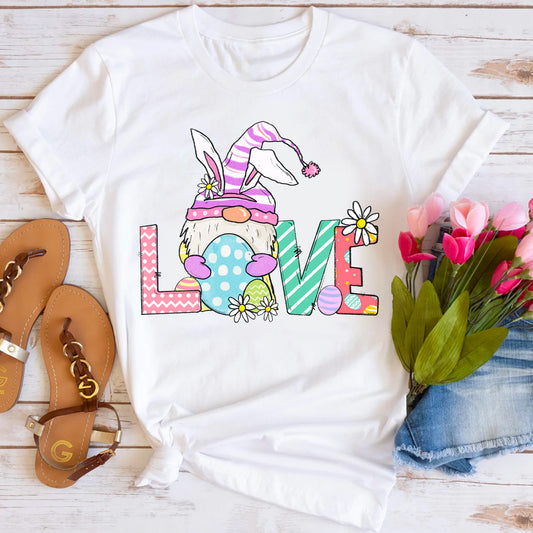 Easter Gnome LOVE T-Shirt