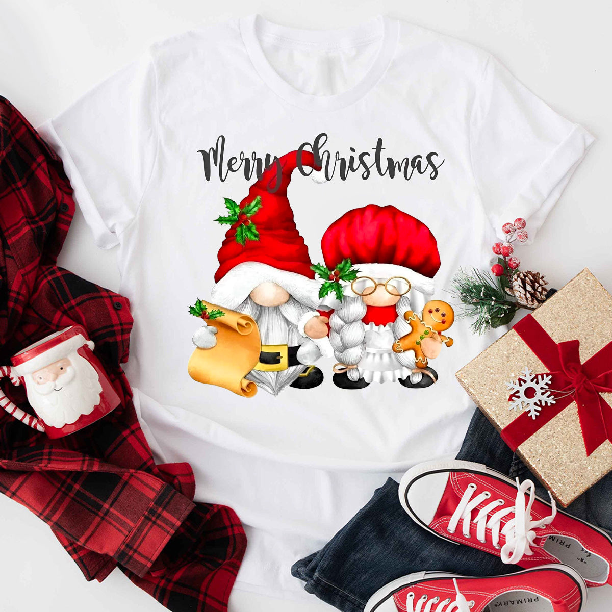 Merry Christmas Gnome T-Shirt