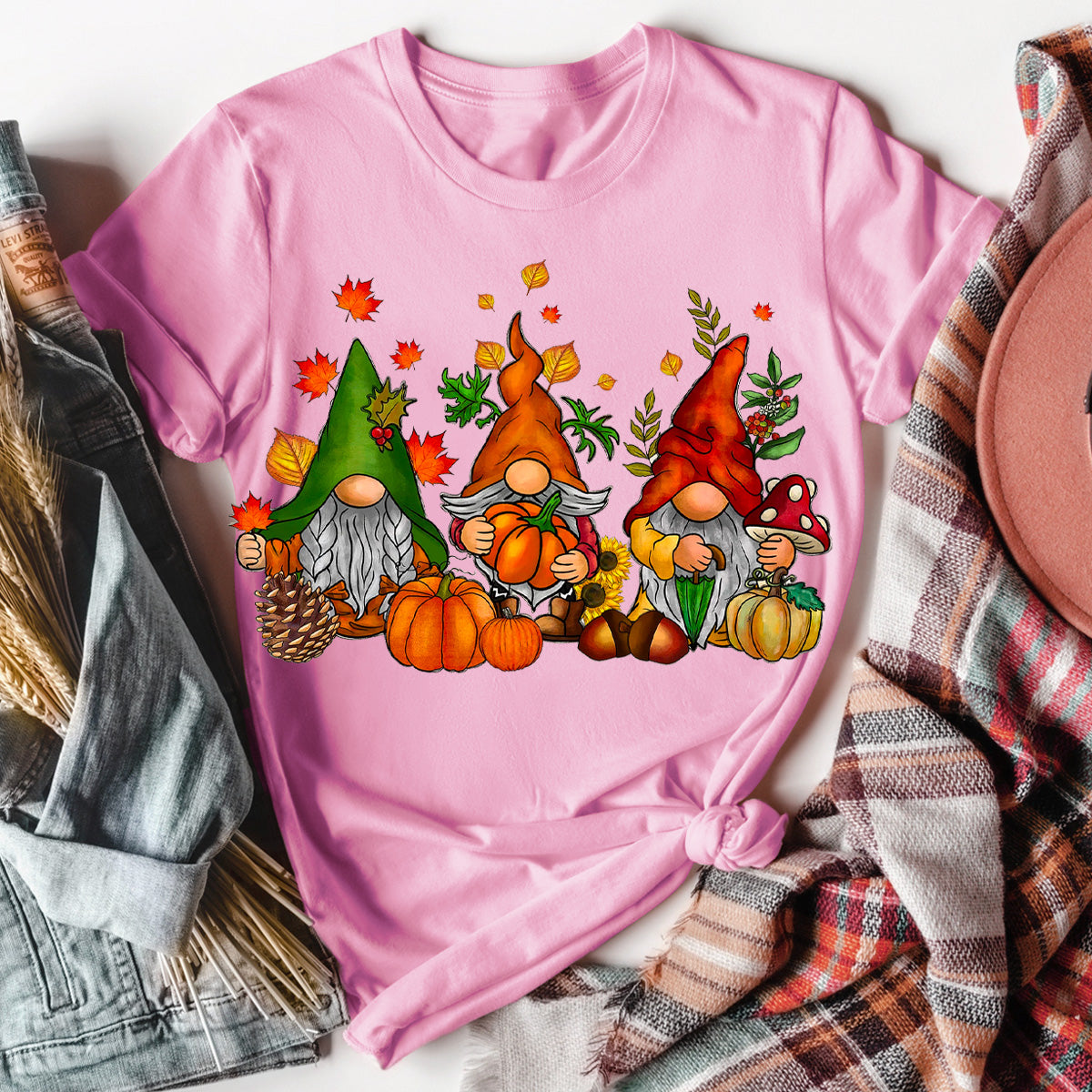 Gift For Thanksgiving Gnome T-Shirt