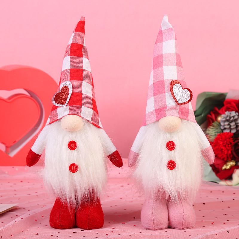 Valentine's Day Heart Gnome