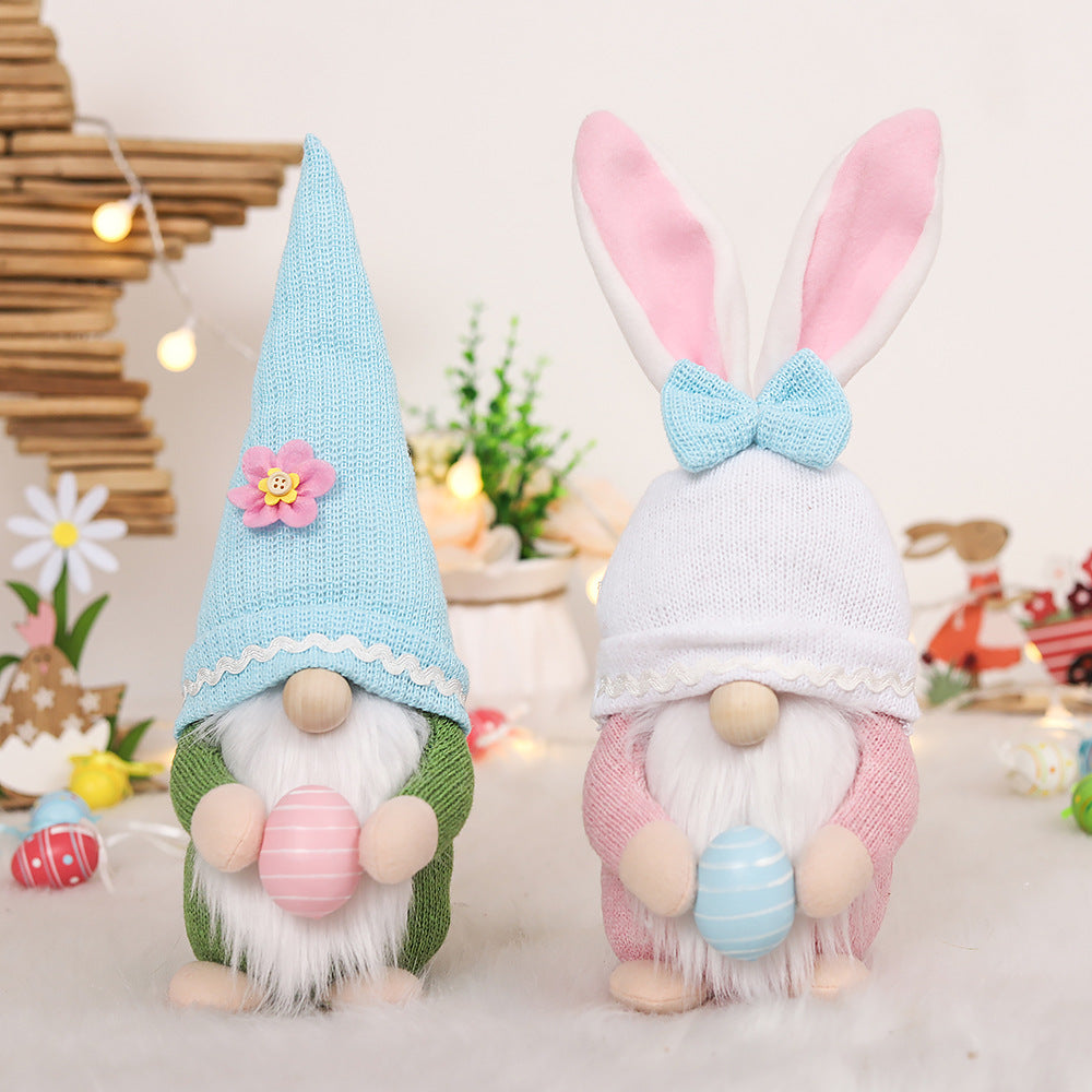 Easter Knitted Bunny Gnome