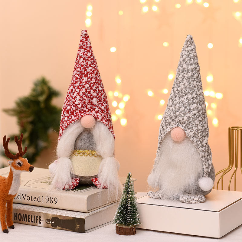 Christmas Pompom Knit Hat Gnome