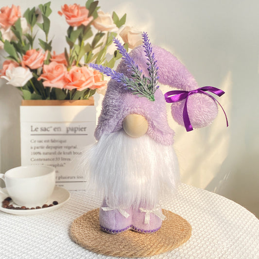 Spring Lavender Gnome