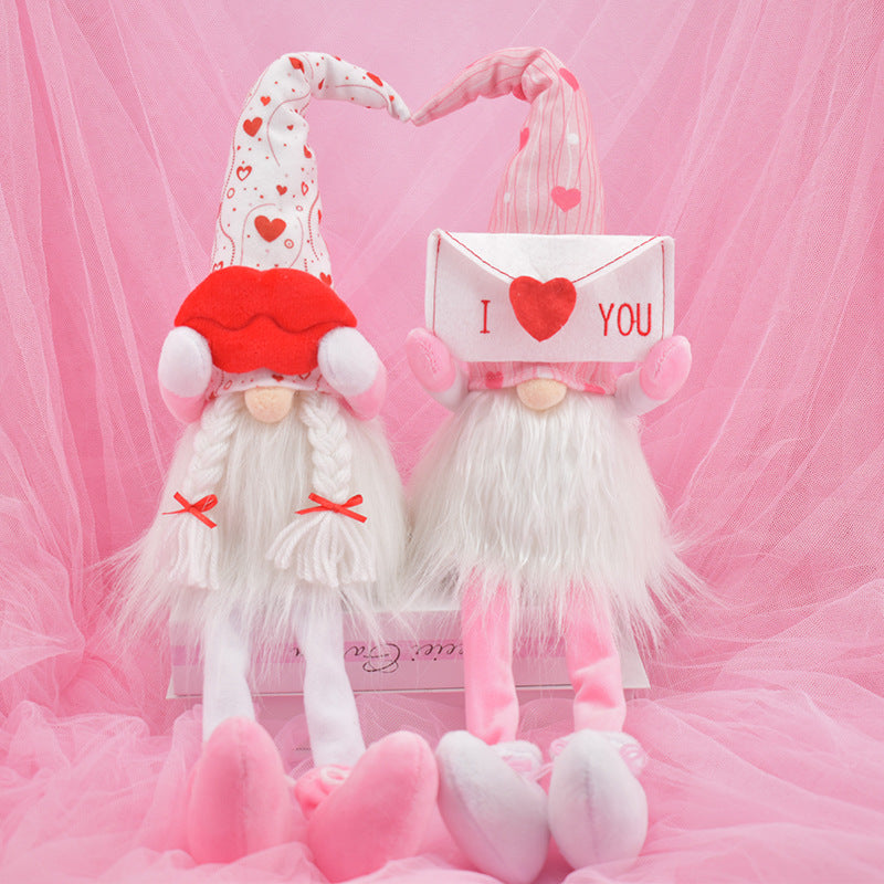 Valentine's Day LED Heart Gnome