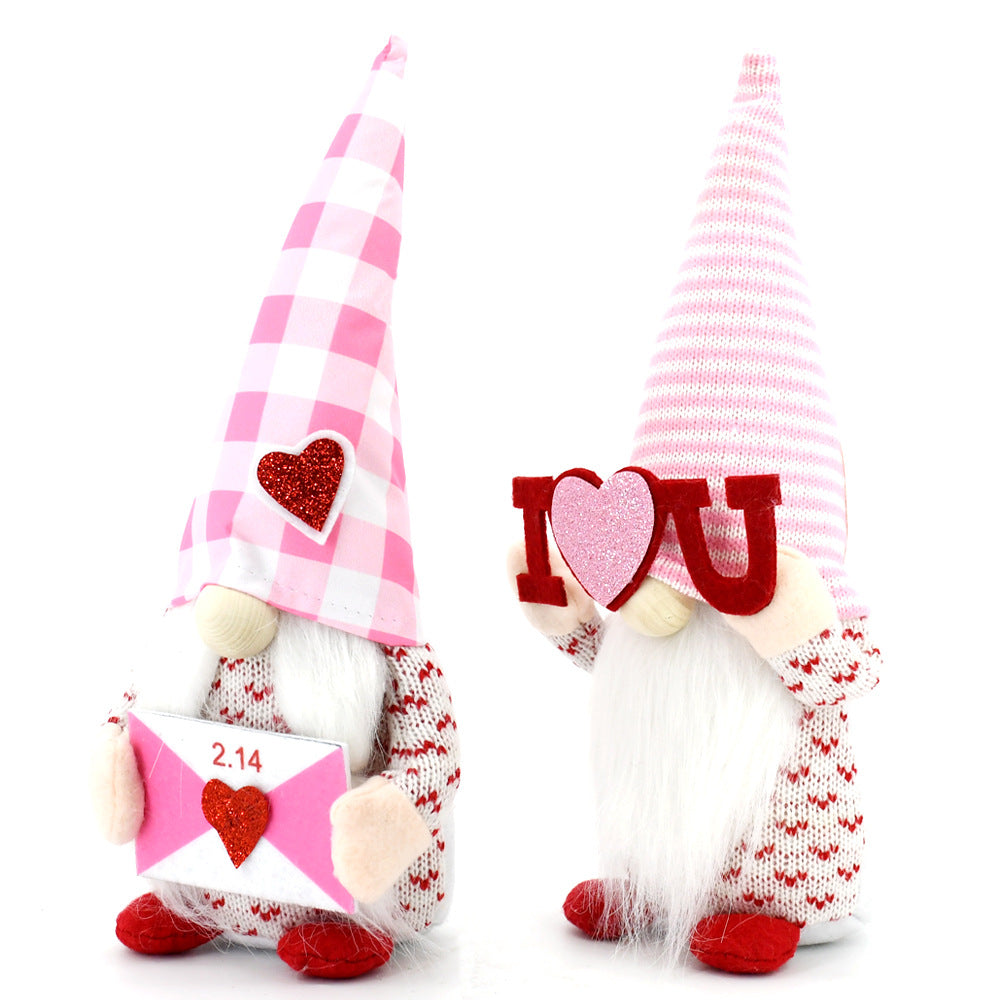 Valentine Love Heart Gnome