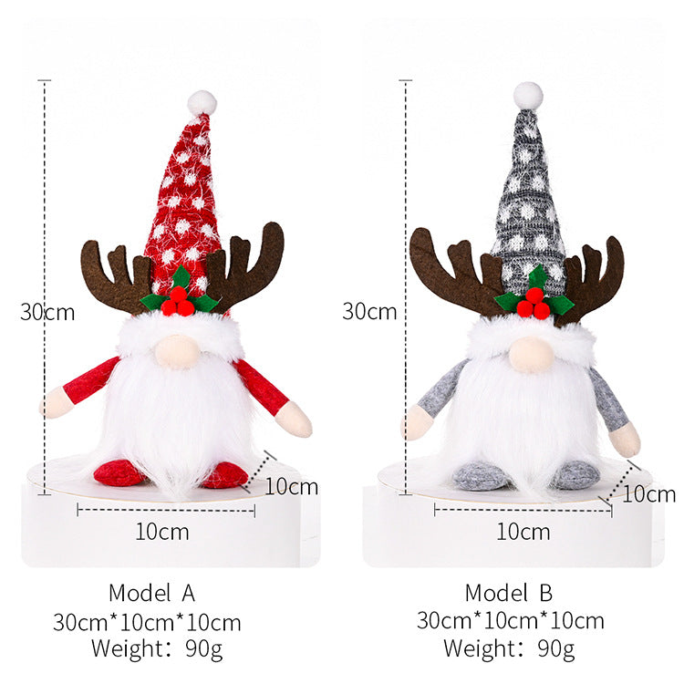 Christmas Antlers Gnome