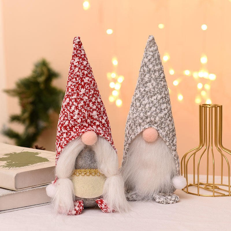 Christmas Pompom Knit Hat Gnome