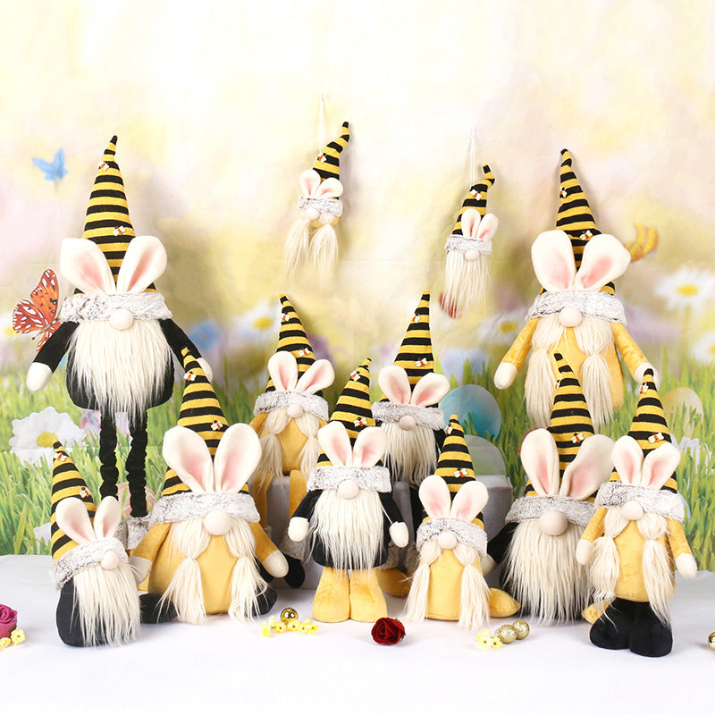 Easter Bee Gnome