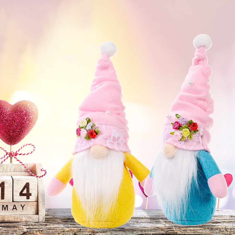 Mother's Day Flower Bouquet Gnome