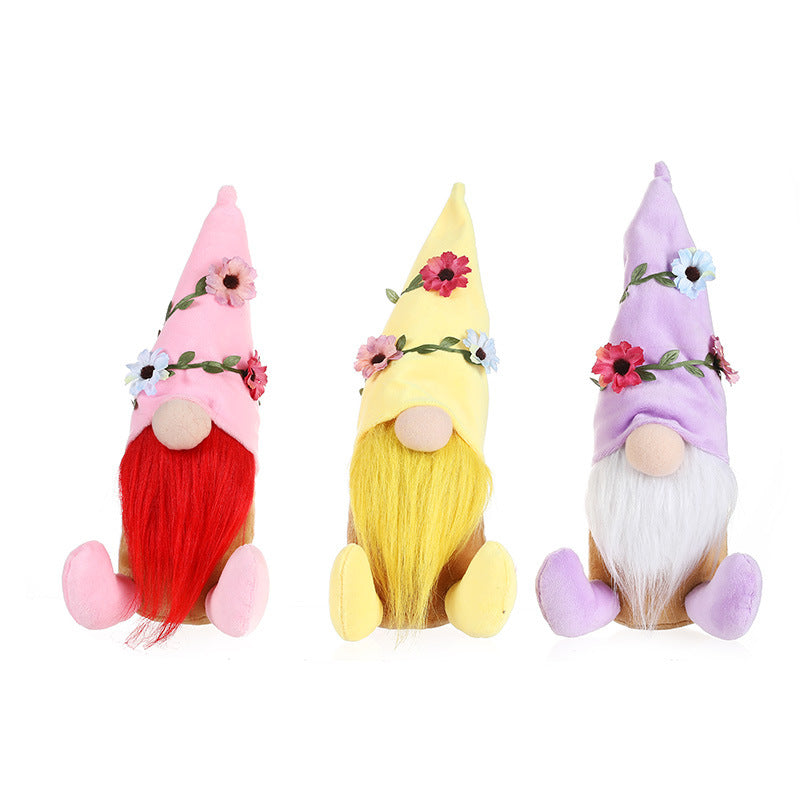 Colorful Flowers Gnome