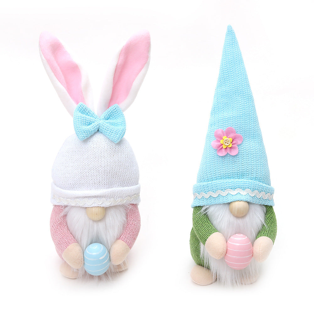 Easter Knitted Bunny Gnome