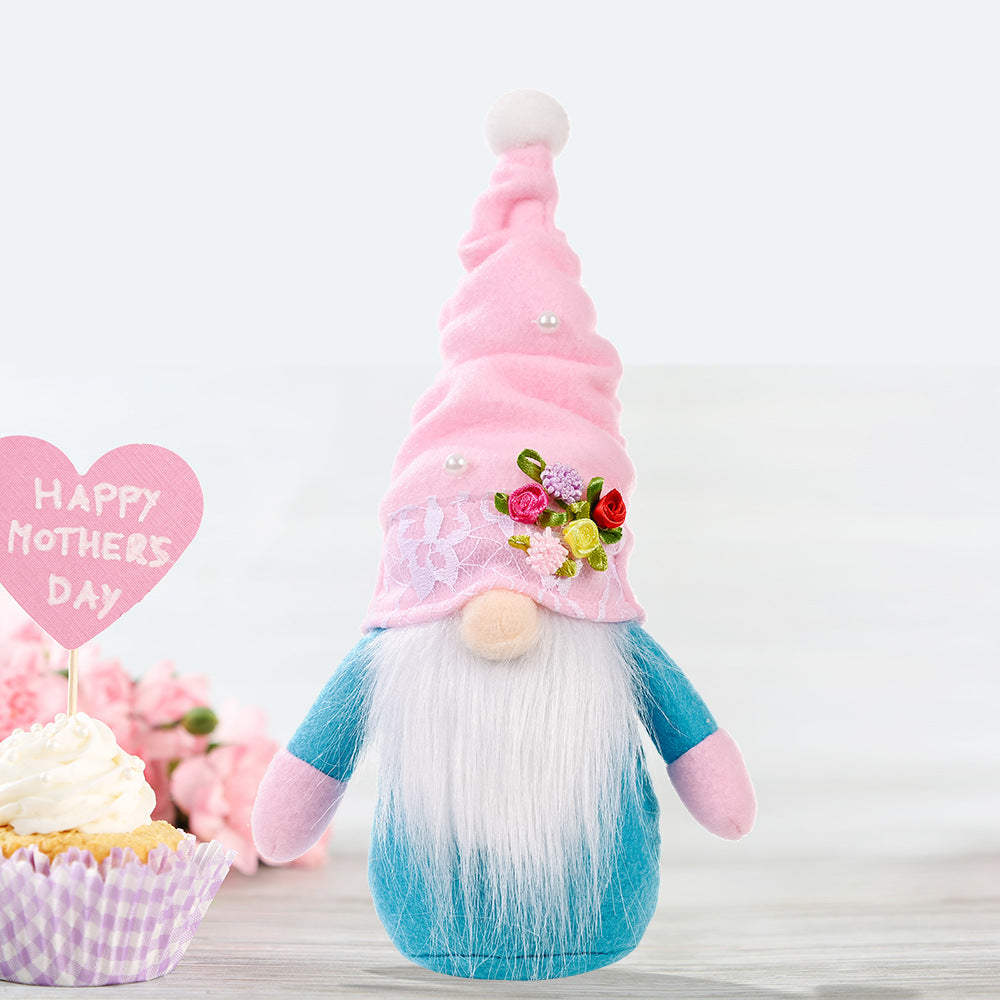 Mother's Day Flower Bouquet Gnome