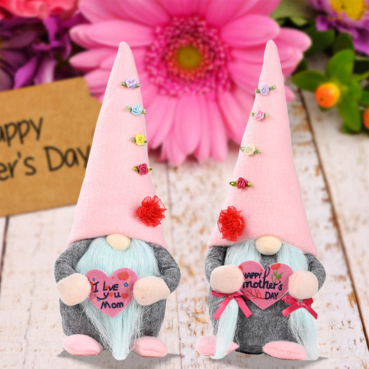 Pink Hat Mother's Day Gnome