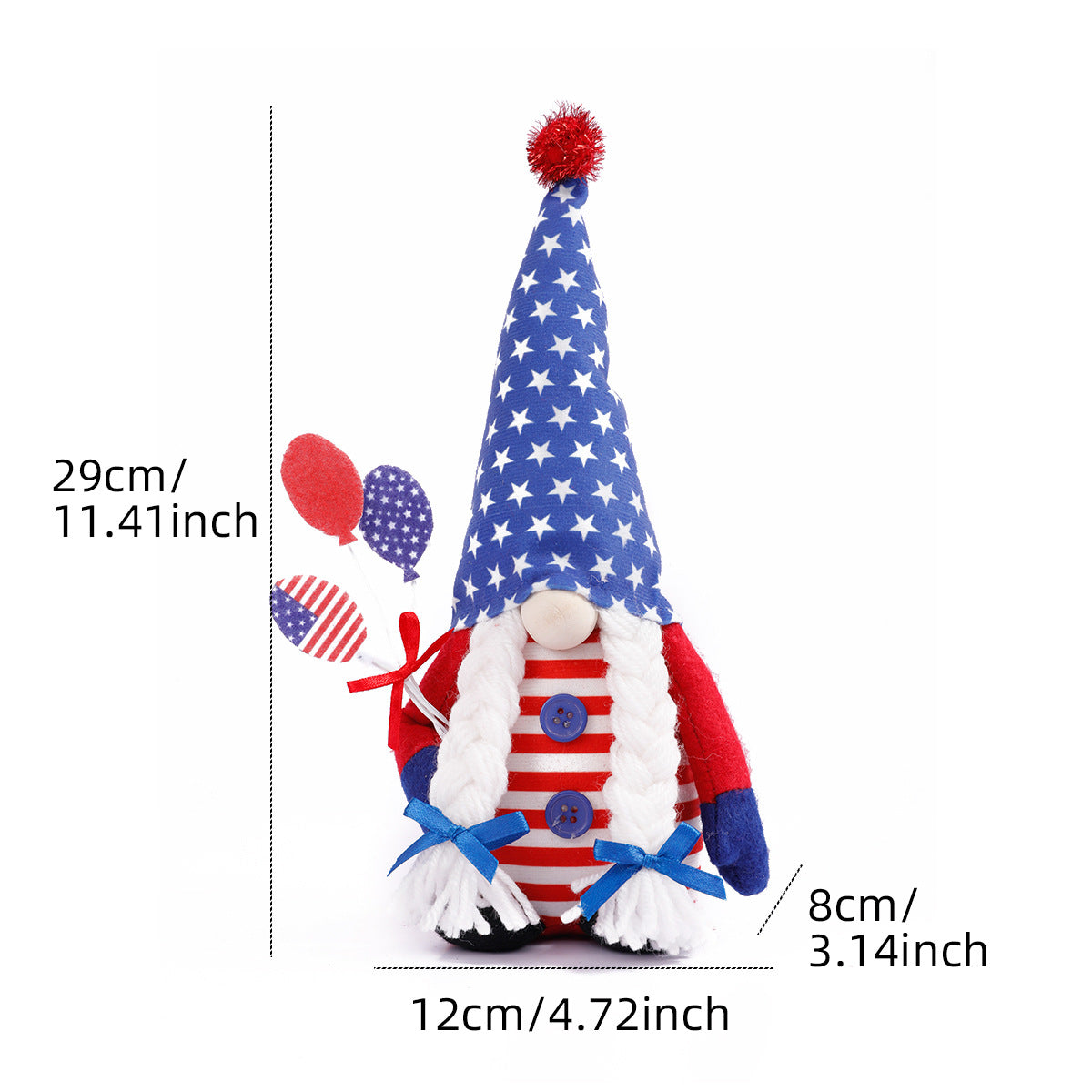 4th of July Patriotic Gnome