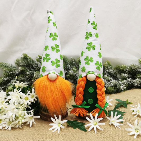 St. Patrick's Day Clover Hat Gnome