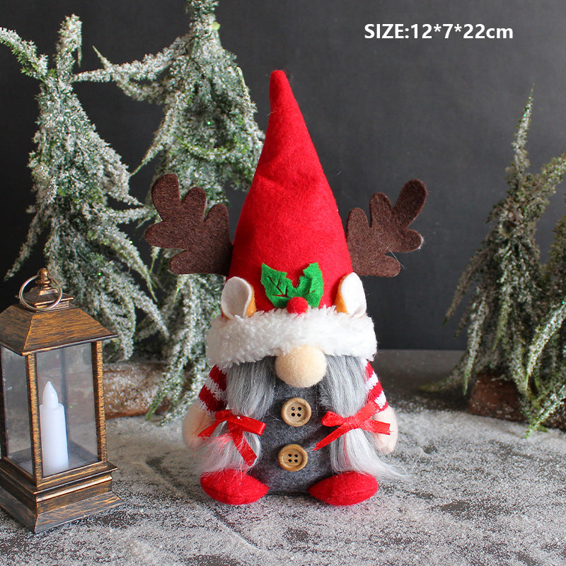 Christmas Antlers Gnome