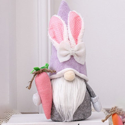 Easter Cartoon Bunny Gnome