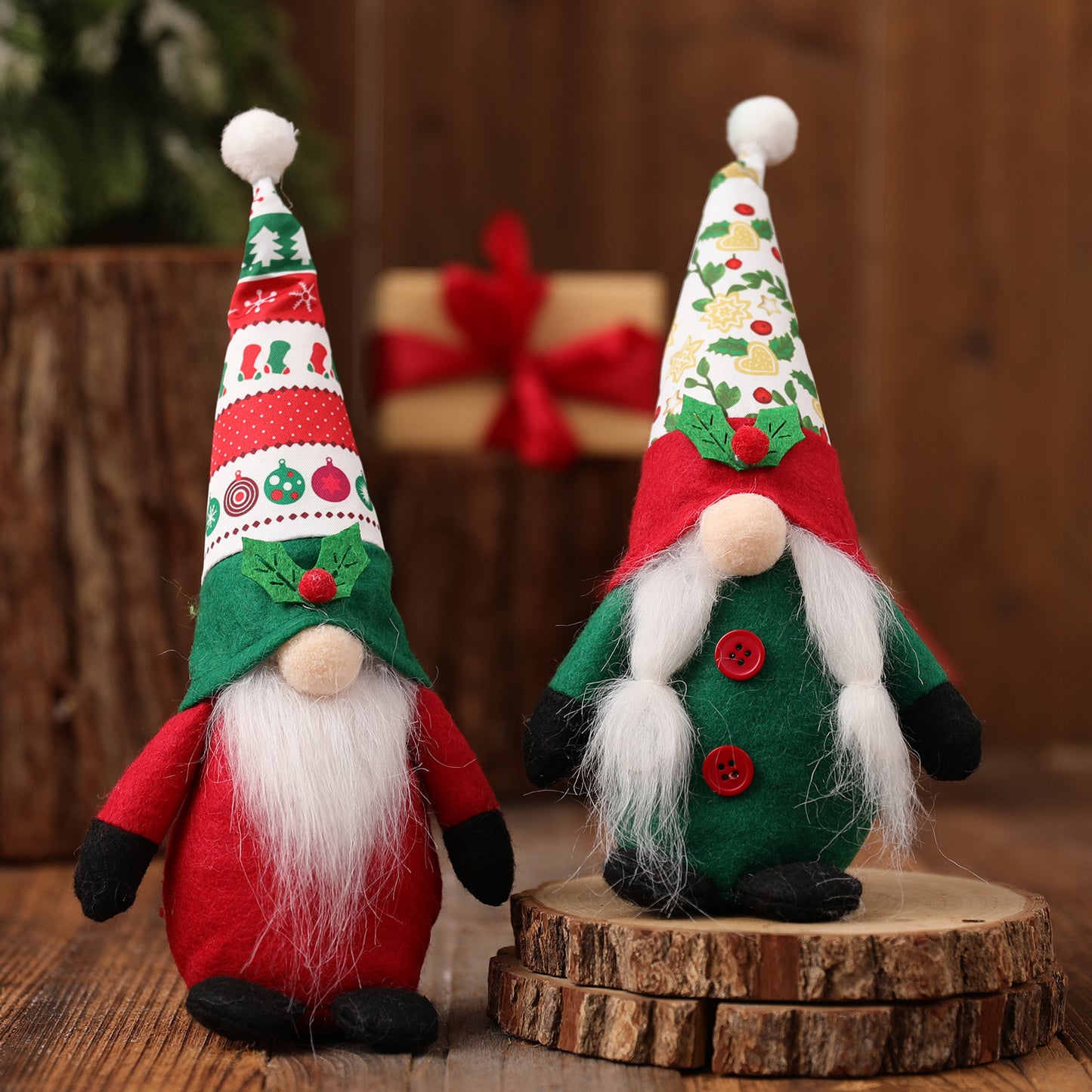 Christmas Holly Gnome