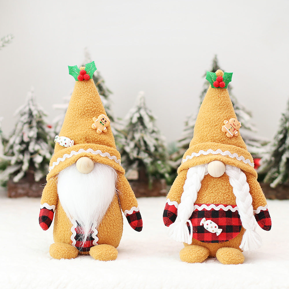 Couple Gingerbread Man Gnome
