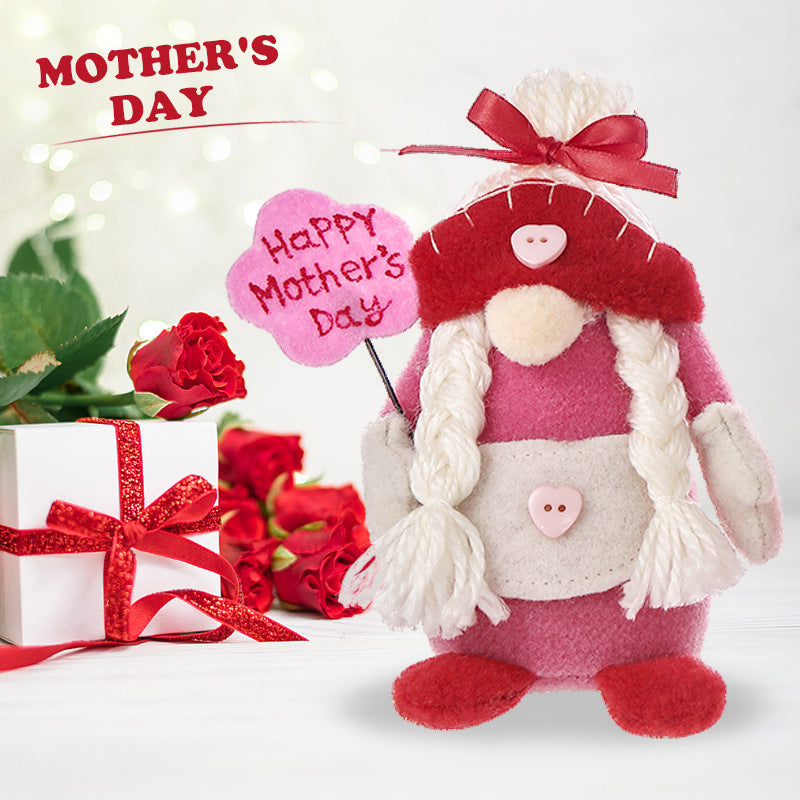 Pink Mother's Day Gnome