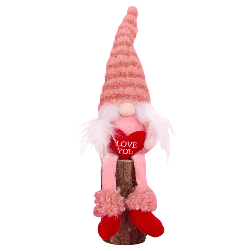 Kiss Me & Love You Gnome