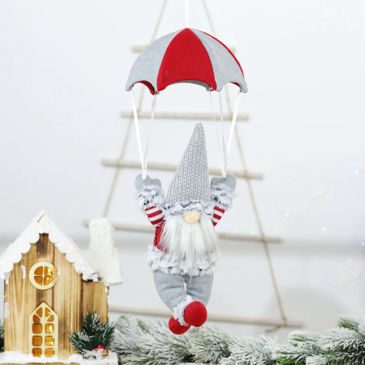Parachute Santa Gnome