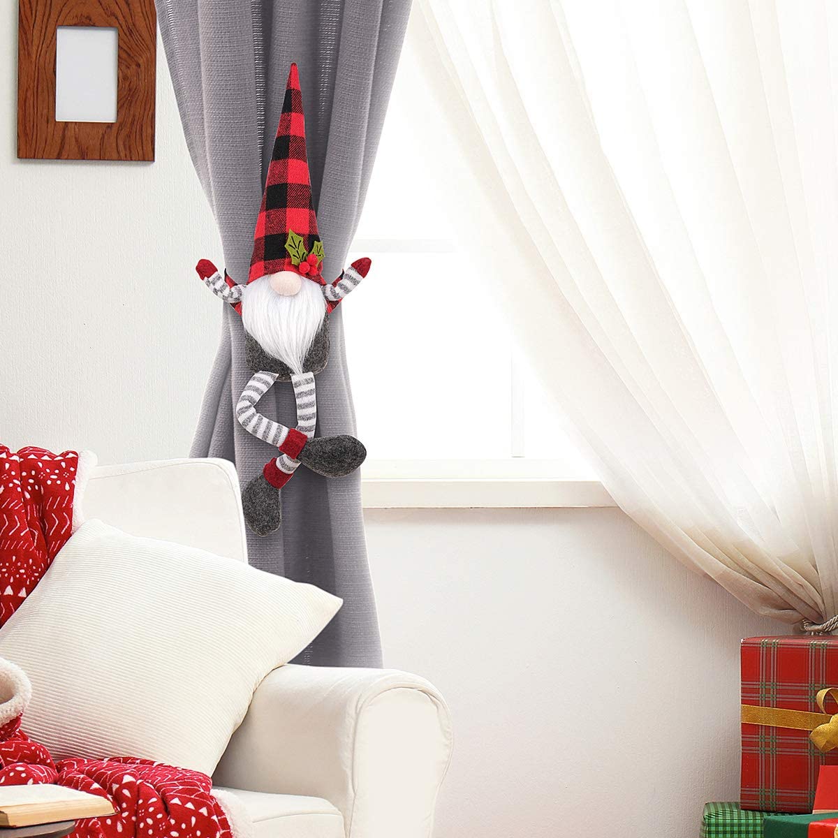 Christmas Curtain Tieback Buckle Gnome