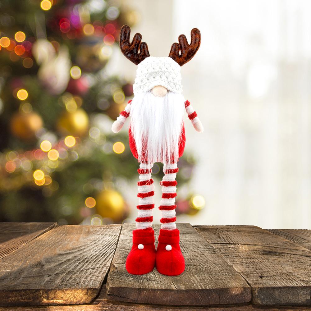 Retractable Spring Legs Reindeer Gnome