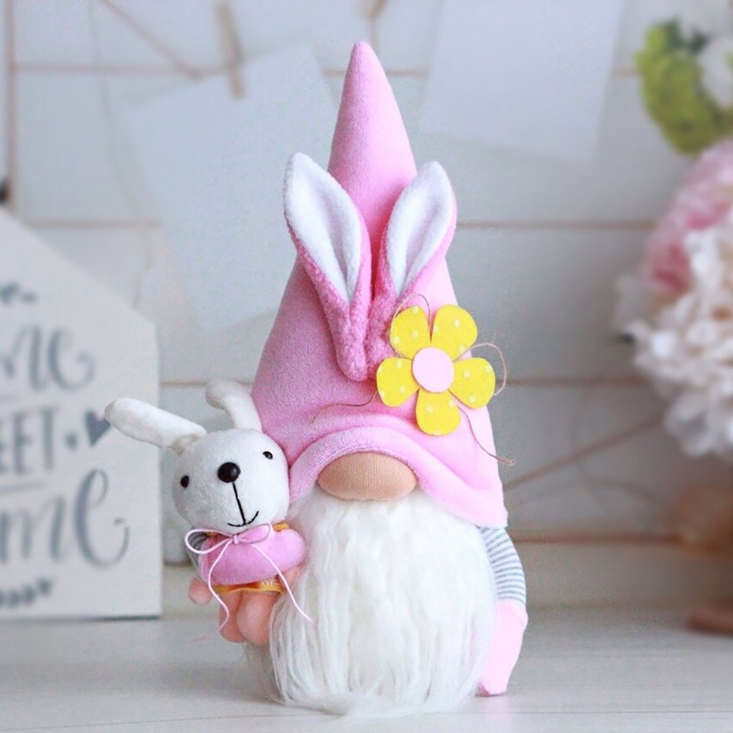 Bunny Flower Gnome