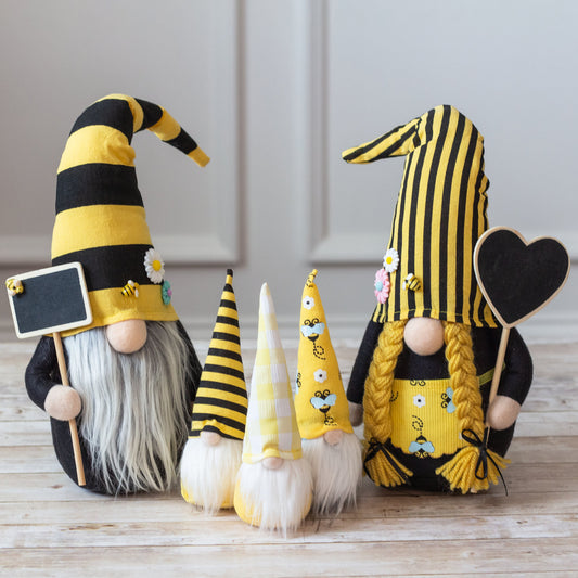 Bee Family Spring Gnomes
