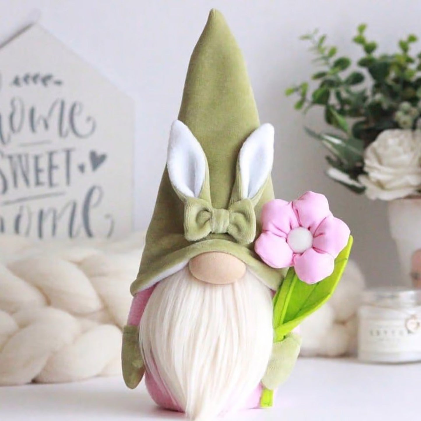 Bunny Flower Gnome